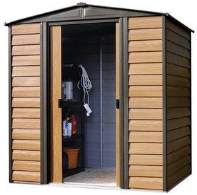 Casetta da giardino in metallo Woodridge 1,8 x 1,5 m Arrow