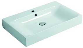 Lavabo sospeso rettangolare Cento L 70 x H 10 x P 45 cm