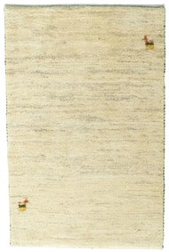 Gabbeh Tappeto persiano 90x60 Beige (Iran) Annodato A Mano