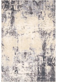 Tappeto in lana beige 133x180 cm Concrete - Agnella