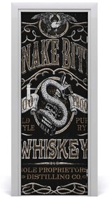 Sticker porta Detti whisky 75x205 cm