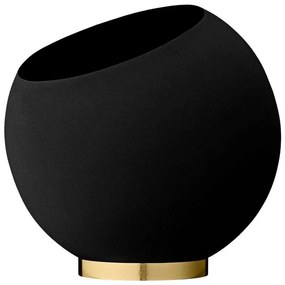 Globe Vaso per Piante Ø37xH32,3 Black/Gold - AYTM