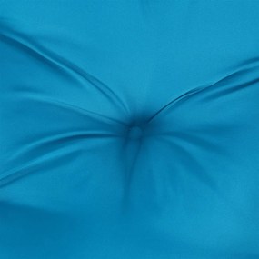 Cuscino per Pallet Blu 60x40x12 cm in Tessuto
