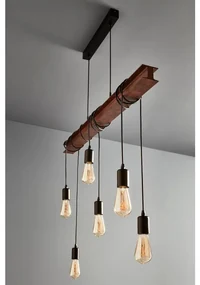 Lampadario Industriale Medbourne nero  6x E27 Ø0cm EGLO