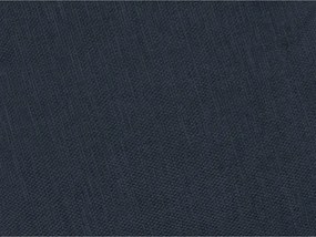 Divano angolare blu scuro allungabile e con contenitore (penisola a destra/a L) con rivestimento in ciniglia Fuji – Bobochic Paris