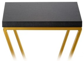 Portafiori LOFT 70x24 cm oro/nero