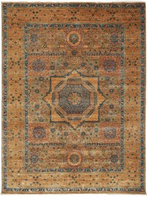 Mamluk Tappeto 200x160 Verde (Pakistan) Annodato A Mano