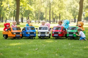 Macchina Elettrica per Bambini Licenza Piaggio Apecar 12V Bianco...