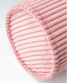 Cuscino per divano da bambini rosa con rivestimento in velluto a coste Roll – Wigiwama