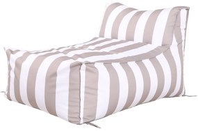 Pouf da giardino bianco e grigio – Bonami Essentials