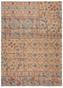 Tappeto di colore naturale in misto iuta tessuto a mano 160x230 cm Taylor Patchwork – Flair Rugs