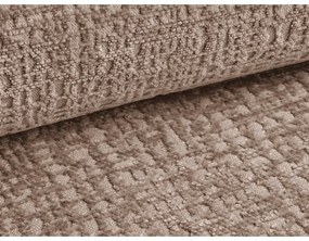 Letto matrimoniale imbottito rosa chiaro con contenitore e rete inclusi 180x200 cm Noho – Makamii