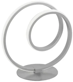 Lampada da tavolo LED moderno Misty argento, luce naturale Luce bianco naturale 755 LUMEN