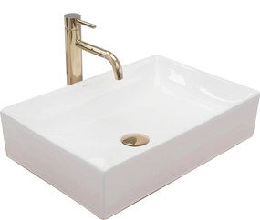 Lavabo da appoggio Rea Inga White