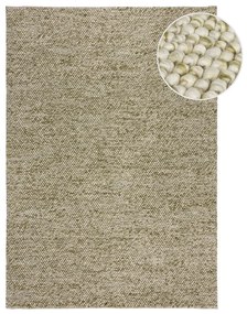 Tappeto kaki tessuto a mano con lana 160x230 cm Minerals - Flair Rugs