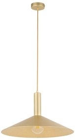 Lampadario a sospensione con filo CAPRI 1xE27/15W/230V diametro 50 cm oro