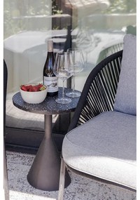 Sedia da giardino nera North - Bonami Selection