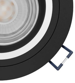 Eglo 900764 - LED RGBW Lampada da incasso dimmerabile CAROSSO-Z 4,7W/230V nero