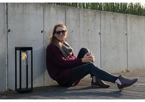 Kanlux 34984 - Lampada da esterno VIMO 1xE27/15W/230V 50 cm IP44 nero