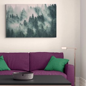 Quadro su tela – Montagne nella nebbia