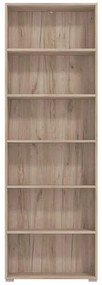 MADDIE - libreria sei ripiani moderno minimal in legno