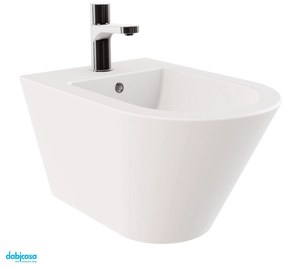 Azzurra Ceramica "Forma" Bidet Sospeso Bianco Lucido