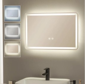 Brilagi - Specchio da bagno LED dimmerabile con retroilluminazione e funzione antiappannamento BELLA LED/12W/230V 40x60 cm IP44