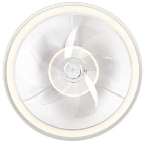 Plafoniera LED con ventilatore FARGO LED/37W/230V bianco + +TC