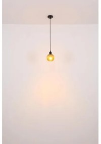 Globo 15638G - Lampadario a sospensione con filo ZUMBA 1xE27/25W/230V diametro 15 cm verde