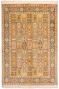 Cashmere Silk Tappeto orientale 180x120 Beige (Indian) Annodato A Mano