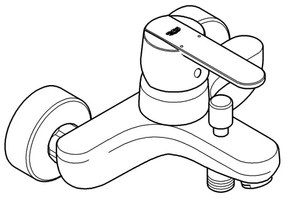 GROHE 32887000 - Miscelatore per vasca GET DN 15, cromo lucido