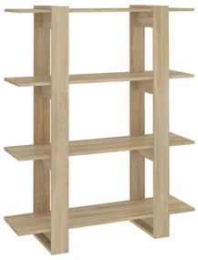 Libreria/divisorio rovere sonoma 100x30x123,5 cm