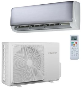 Condizionatore a muro monosplit inverter EQUATION 9K 9000 BTU classe raffreddamento A++, classe di riscaldamento A+,grigio
