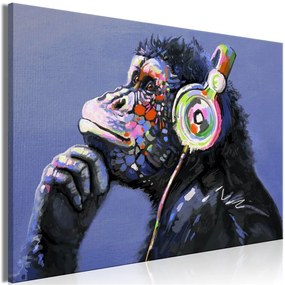 Quadro Musical Monkey (1 Part) Wide