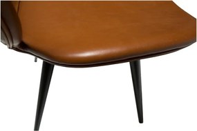 Sedia in similpelle marrone Cloud - DAN-FORM Denmark