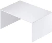 Scrivania piccola in legno Bianco Cenere 120x73x h73 cm