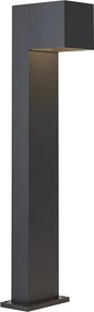Lampada da esterno nera 65 cm con LED IP64, luce soffusa e solare - Charlene