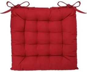 Cuscino per sedie Atmosphera Rosso Granato (38 x 38 cm)