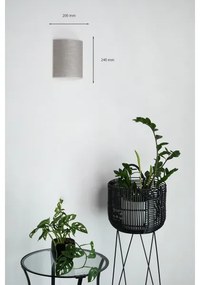 Brilagi - Applique SEMI 1xE27/15W/230V diametro 20 cm grigio scuro