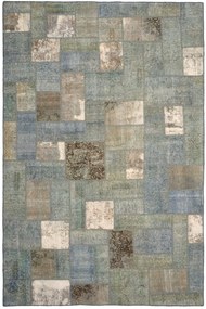 Patchwork Tappeto persiano 320 x 210 Blu (Iran) Annodato A Mano