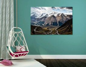 Stampa su tela – Panorama montano magnifico