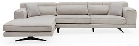 Divano angolare beige chiaro, angolo sinistro Jivago - Artie