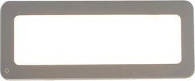 Lampada da parete esterna rettangolare moderna grigia con LED - Prim