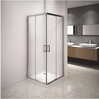 Box doccia Style profilo cromato trasparente 140x140cm da 6mm - HDcasa