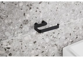 KFA Armatura 864-022-81 - Porta carta igienica acciaio inossidabile/opaco nero