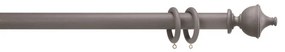 Kit bastone per tenda  Shabby Carlotta in legno verniciato grigio scuro Ø 35 mm L 200 cm
