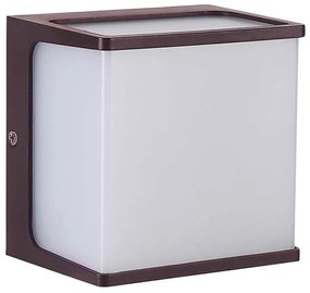 Applique a LED da esterno LED/8W/230V IP65 3000K marrone