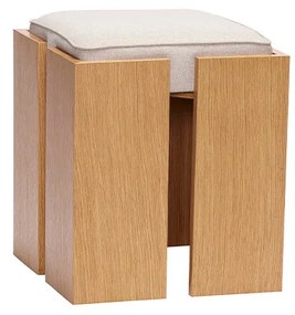 Hübsch - Forma Stool Sand/Natur