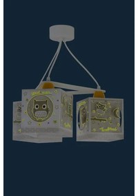 Dalber D-63394 - Lampadario per bambini GOOD NIGHT 3xE27/60W/230V