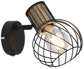 Globo 54012-1S - Faretto da muro LUISE 1xE27/40W/230V